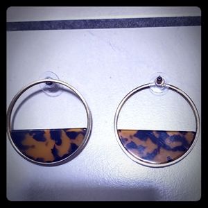 J. Crew Tortoise Earrings